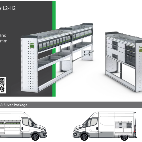 bott vario3 Silver Package Iveco Daily L2 H2