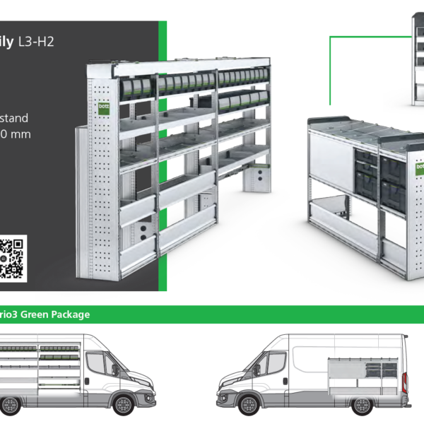 bott vario3 Green Package Iveco Daily L3 H2